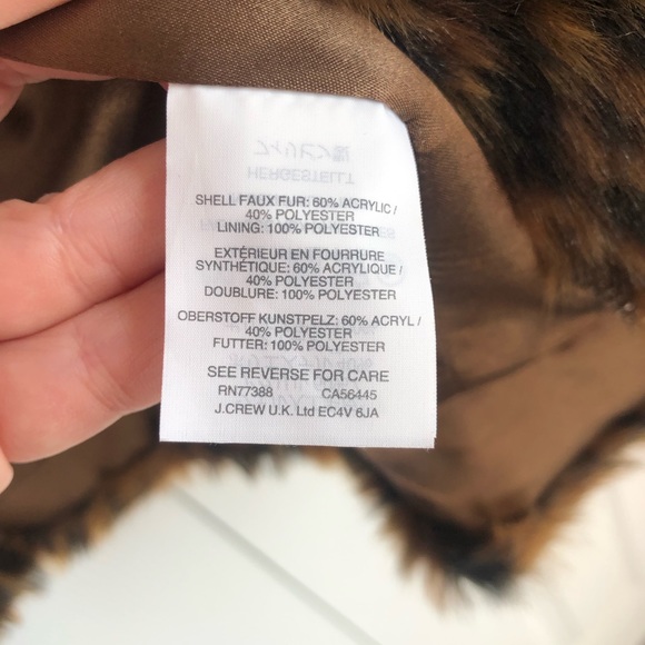 J.Crew Faux Fur Vest - Picture 4 of 4